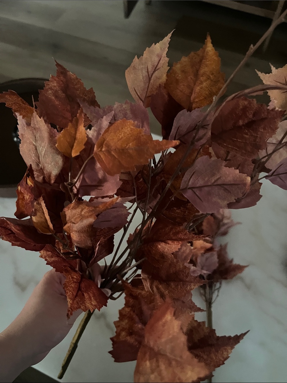 Fall Leaf Stems (2 count)